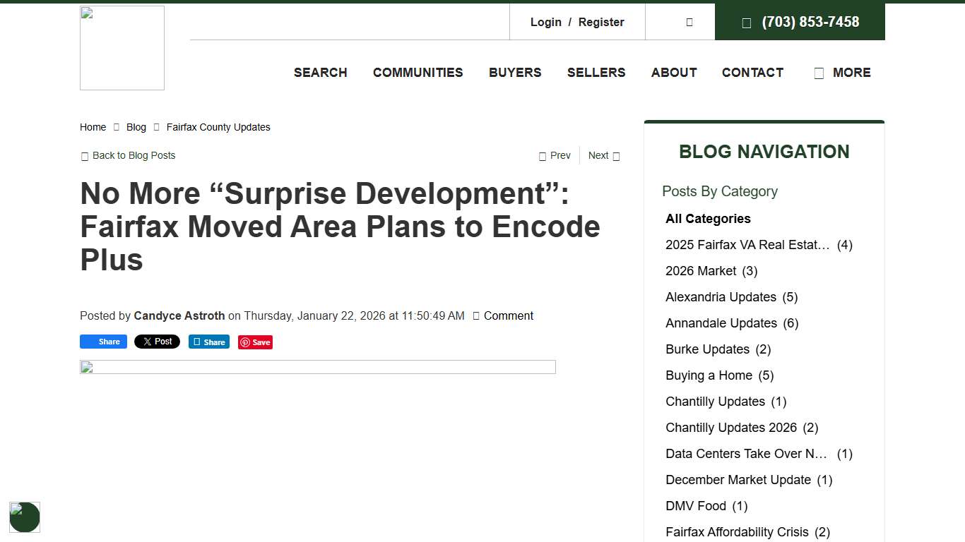 Fairfax County Encode Plus: Track Development Faster